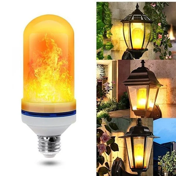 【買4送6】具有重力感應效果的LED火焰燈泡
