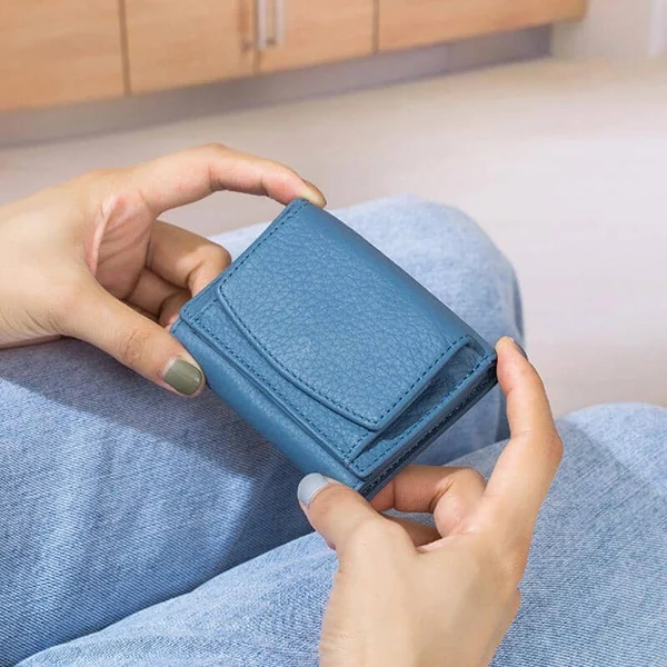 【2024新款】手工製作 簡約復古風 RFID 軟皮錢包