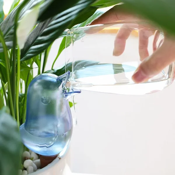 【買4送6】小鳥型自動澆花器 定時澆水 定時灑水 滲水吸水