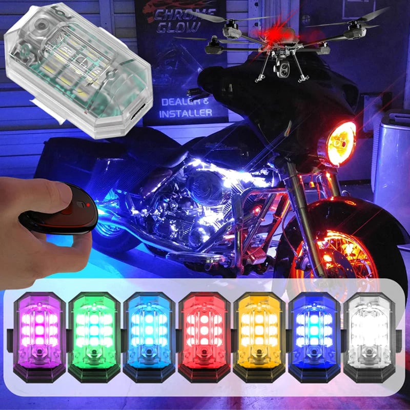 【買一送一】高亮度無線 LED 頻閃燈