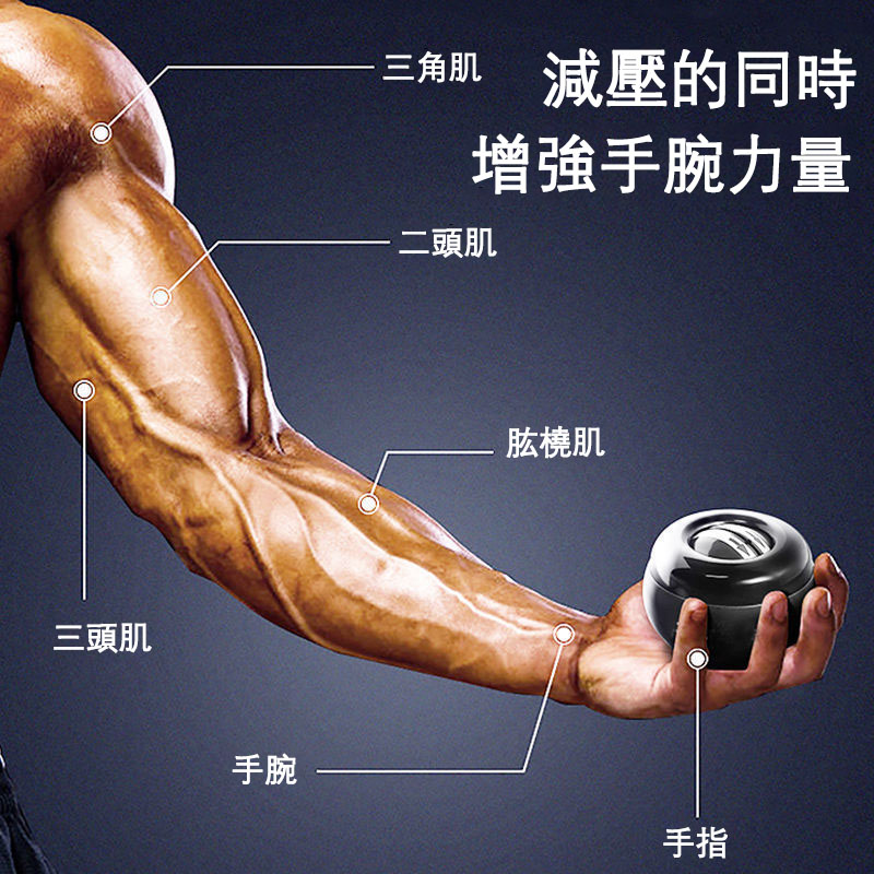 【解壓訓練神器】Gyro ball™自動啟動腕力訓練球