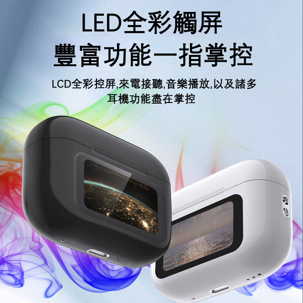 智慧彩屏無線降噪藍牙耳機A9Pro