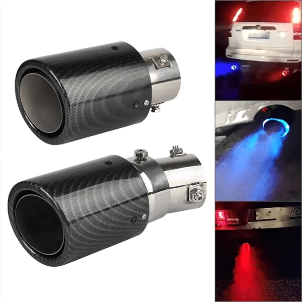 【歐美爆款】LED汽車排氣管發光火焰尾喉（車型通用）