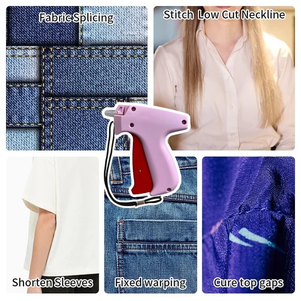 【快速縫補衣服】新型衣服膠針槍