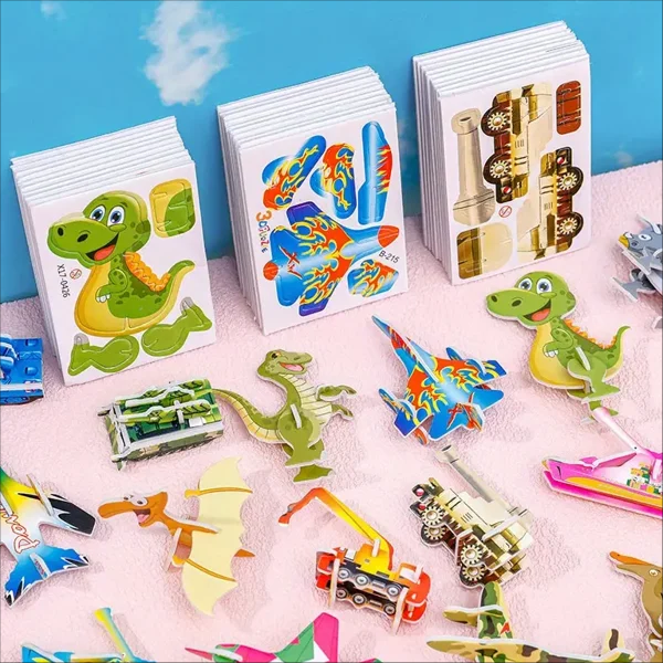 儿童教育 3D 卡通拼圖【30pcs】
