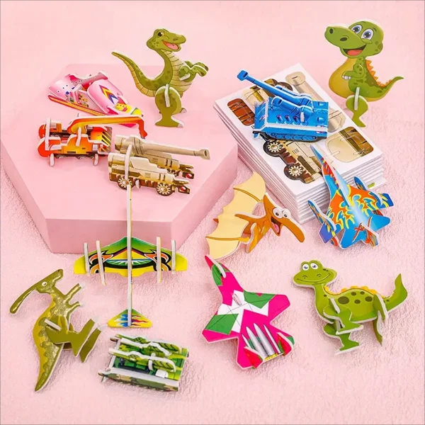 儿童教育 3D 卡通拼圖【30pcs】