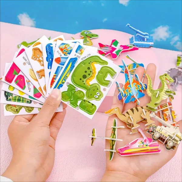 儿童教育 3D 卡通拼圖【30pcs】