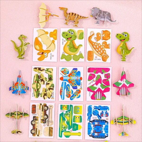 儿童教育 3D 卡通拼圖【30pcs】