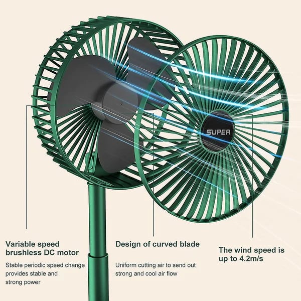 充電式折疊伸縮小風扇
