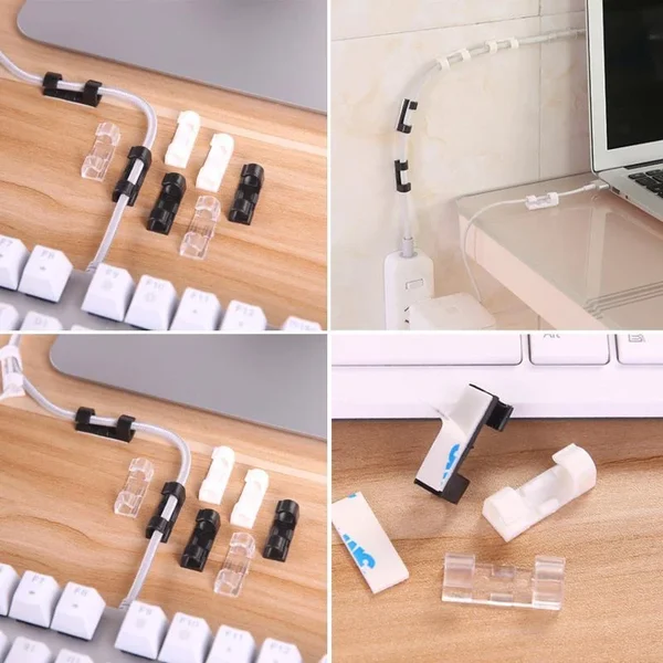【清倉！200入】理線器[升級款強力背膠]電線固定扣免釘無痕