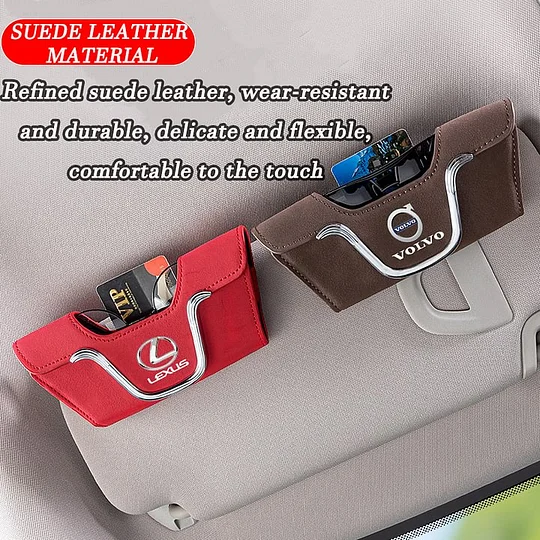 汽車多功能高級皮革眼鏡架