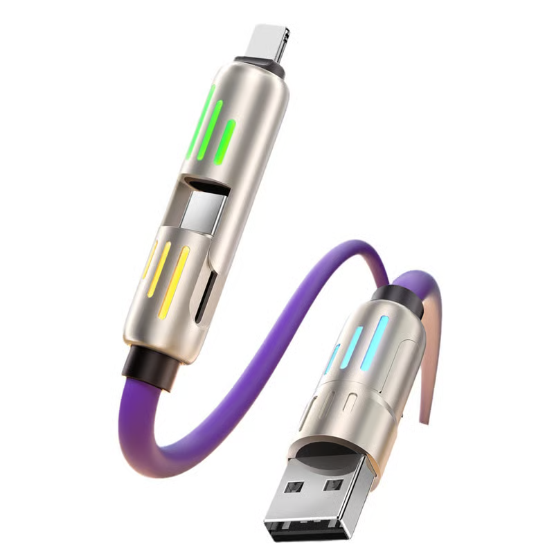 【買一送一】4 合 1 USB 充電線 mFish 快速充電 MAX 240W