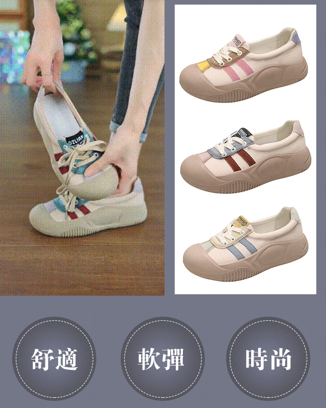 手工真皮軟底復古休閒鞋