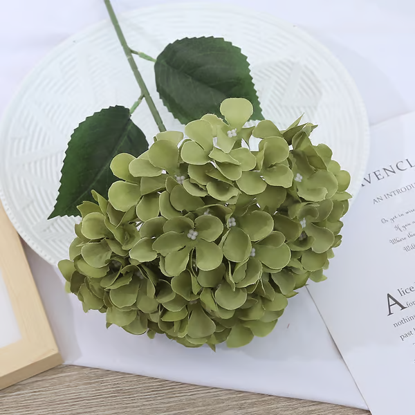 【買三送三】大隻戶外紫嫣单只磨毛绣球 DIY婚庆绣球花仿真花 摄影拍摄道具摆件人造繡球花 