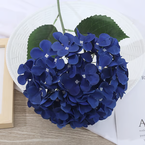 【買三送三】大隻戶外紫嫣单只磨毛绣球 DIY婚庆绣球花仿真花 摄影拍摄道具摆件人造繡球花 