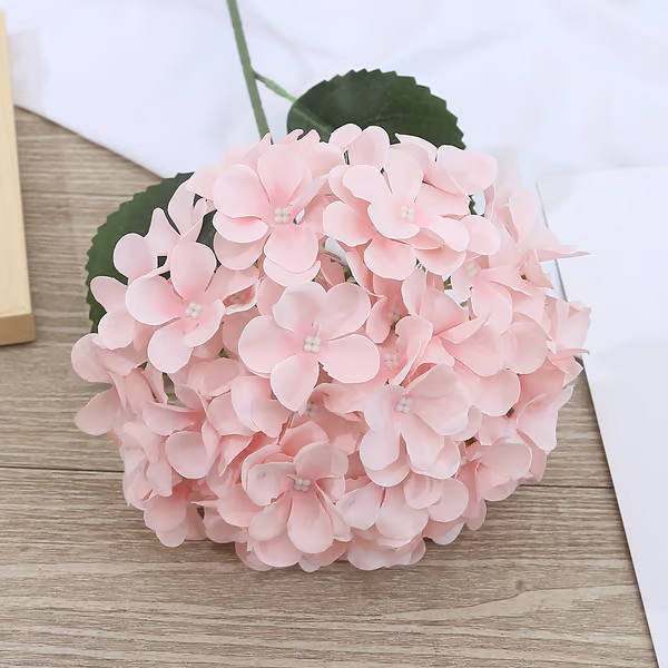 【買三送三】大隻戶外紫嫣单只磨毛绣球 DIY婚庆绣球花仿真花 摄影拍摄道具摆件人造繡球花 