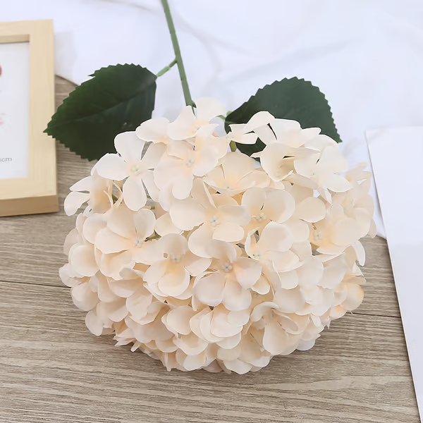 【買三送三】大隻戶外紫嫣单只磨毛绣球 DIY婚庆绣球花仿真花 摄影拍摄道具摆件人造繡球花 