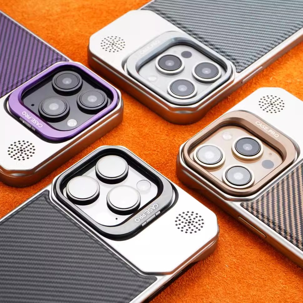適用於iPhone Samsung香薰皮革金屬無邊框磁吸防摔保護套