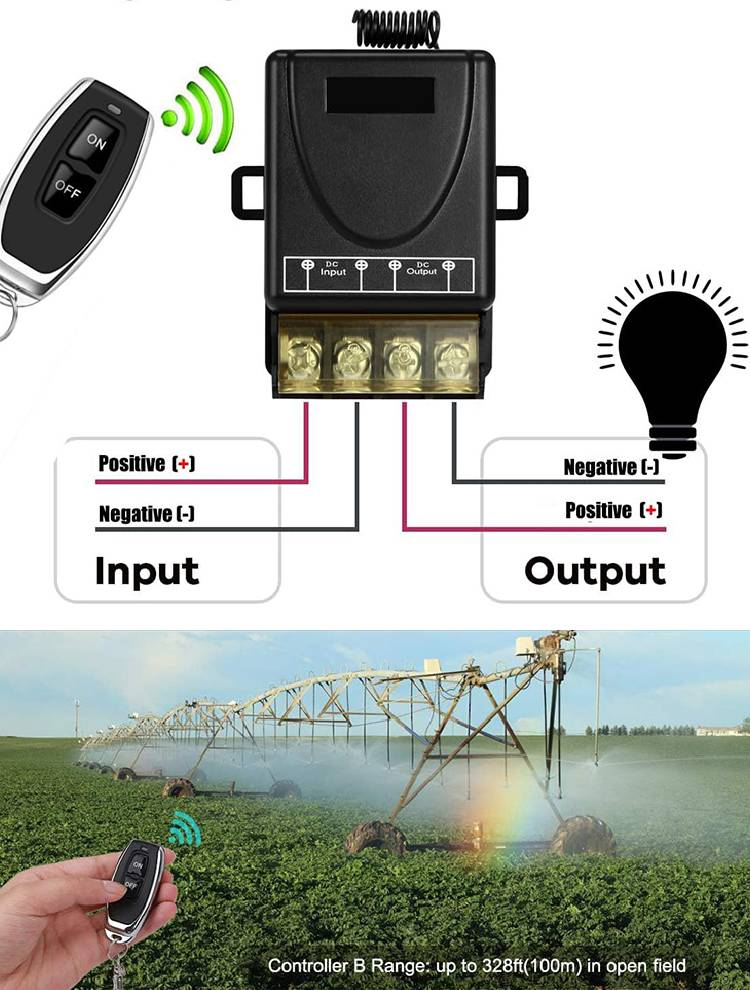 【適用各種電源，電器，水泵等接電設備】免佈線遙控3000W大功率遠程無線遙控電路控制器，DIY任何種類綫路