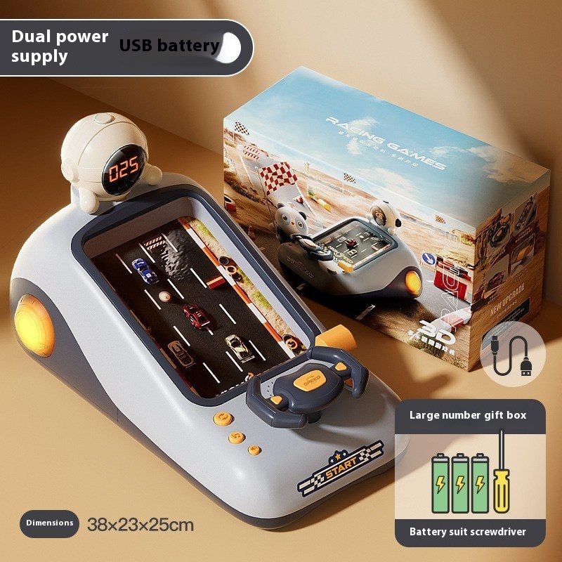 【超跑級賽車遊戲機】200關卡大冒險！交通百科 x 古詩詞學習｜18吋護眼大螢幕