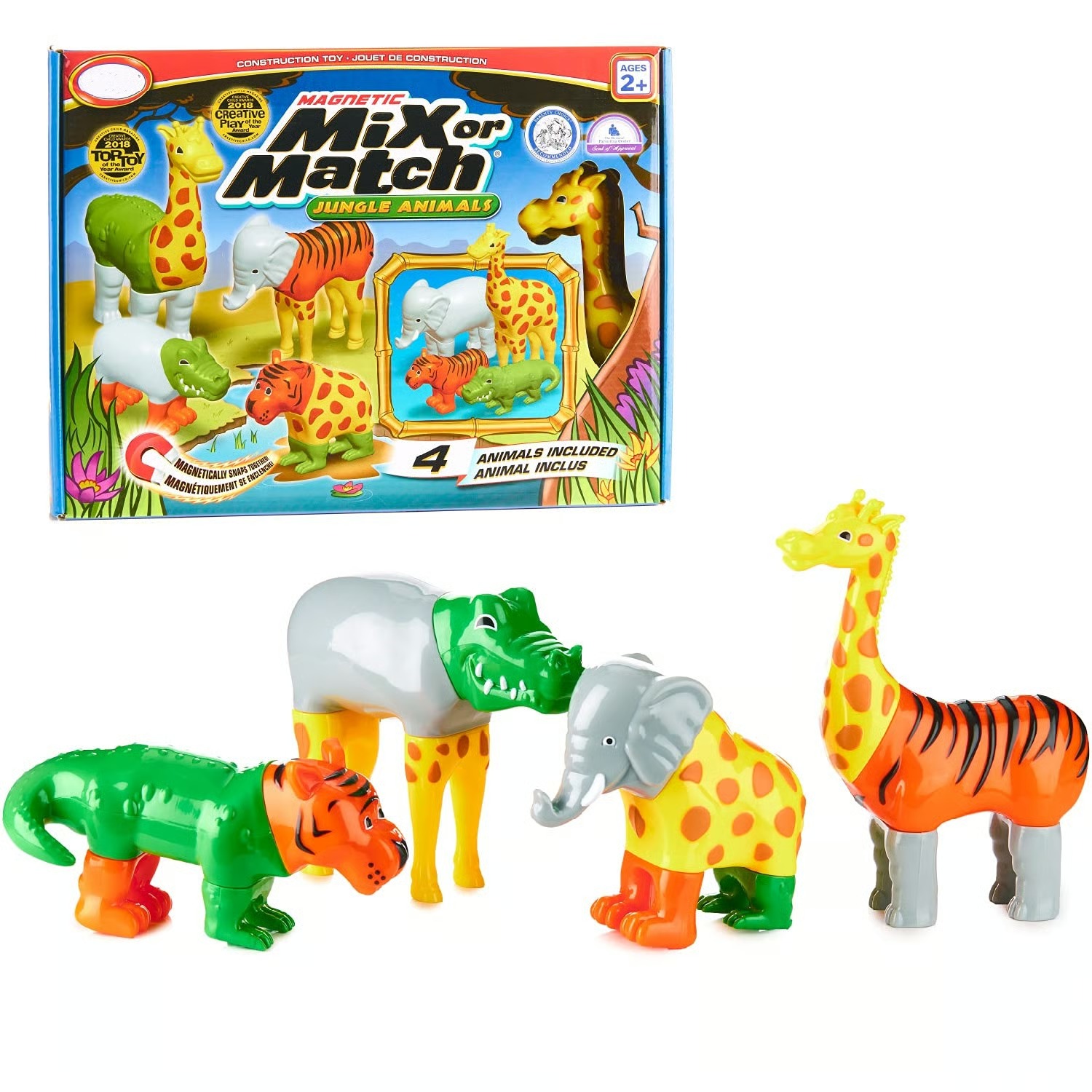 歐美熱賣玩具-Mixor Match磁性恐龍混合搭配玩具