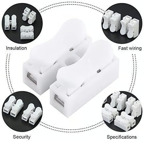CH-2推入式快速電線連接器 連接線端子/接線神器/軟硬線通用
