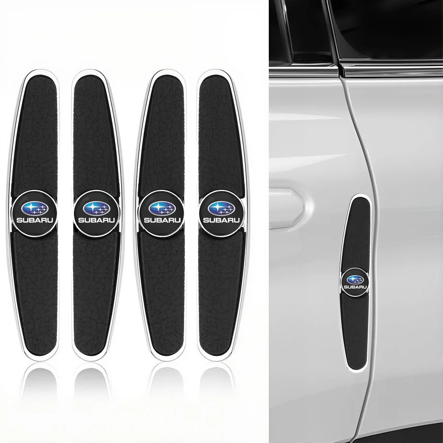 【LOGO客製】汽車門邊金屬防撞條通用型隱形裝飾(4 件/1 套)